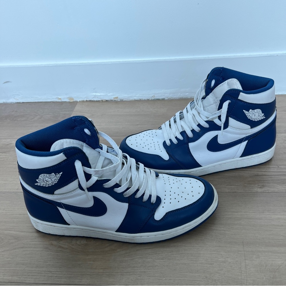 Size 13 - Air Jordan 1 Retro High OG Storm Blue 2016